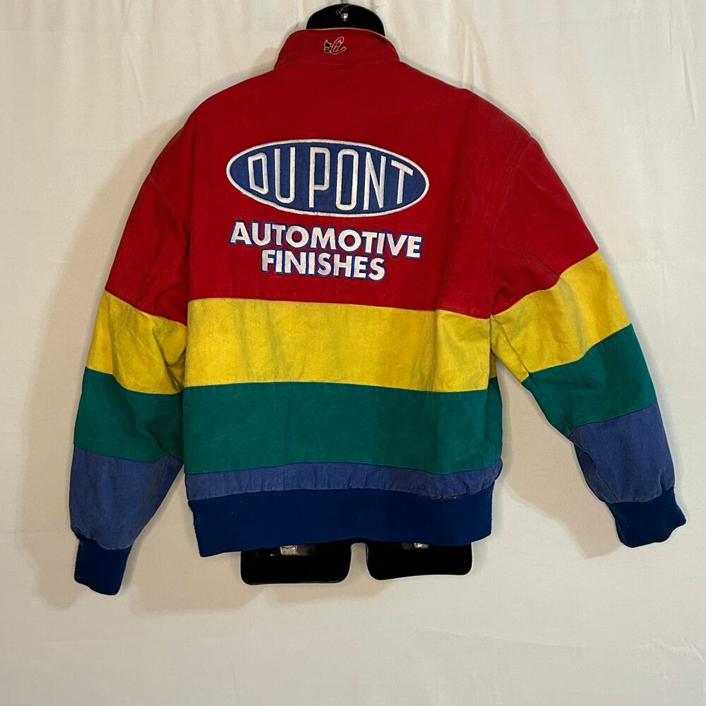 Vintage Jeff Gordon 24 DuPont Racing Jacket Chase USA 90s NASCAR L authentic 90s